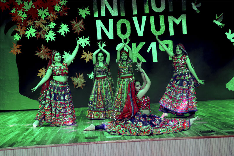 Performance by students  during Fresher Party of BHMS Batch 2019-20
